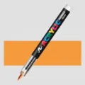 Enkele oranje vloeibare acryl marker met zachte punt voor kunstschilderen, tekenen en hobby. - Oranje