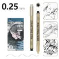 Set van 12 waterdichte 0.25mm fineliner pennen voor professionele kunst schetsen en tekenen - 01#