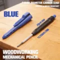 Holzbearbeitung Druckbleistift mit 2.8mm Kohleminen, langlebig für tiefe Loch Markierungen. - Blau