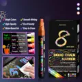 8 kleuren vloeibare krijtstiften uitwisbare fluostiften voor LED bord glas raam. - 8-Kleuren Doos Set
