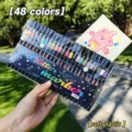 Σετ 48 μαρκαδόροι glitter σε μαλακή πλαστική θήκη για παιδική τέχνη και ζωγραφική - Συσκευασία 48 χρωμάτων PVC
