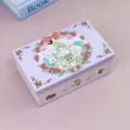 Boîte en fer rectangulaire avec illustration mignonne de thé d'Alice, emballage de bonbons. - Alice - 05