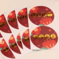 Adesivi rotondi dorati per matrimonio per scatole regalo di caramelle e scatole di te - Adesivi per celebrazioni familiari (10 fogli)