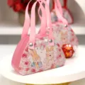 Boîte à bonbons en fer blanc rose sac à main mignon lapin emballage cadeau mariage chic - Lapin rose-04