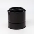 Barattolo da te impilabile nero in metallo contenitore di stoccaggio confezione regalo rotondo - Nero (senza testo) - 03B