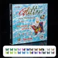 Foxfeel dual-tip glitter markers box set with 48 vibrant colors for DIY arts and crafts - Glitter Markers / 24 Pcs 48 Colors