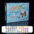 Set of 48 pieces dual-tip glitter markers with 96 vibrant colors for DIY creative drawing - Glitter Markers / 48 Pcs 96 Colors