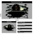 Αυτοκόλλητο τοίχου Halloween 3D Grim Reaper αφαιρούμενο βινύλιο διακόσμηση 90x30cm - Χάρος που Σπάει τον Τοίχο (WSJGS018) / 30x90cm*2 Φύλλα