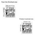 Waterproof toilet wall sticker showing finished size 11in and received size 11.8in. - Style KSC162D (30x30cm)
