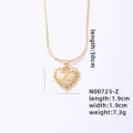 Gold heart letter Z pendant necklace with snake chain, elegant and chic fashion jewelry. - Letter Z
