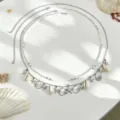 Bohemian multi-layer beach waist chain with starfish seashell pendants and beads fashion jewelry. - Silver