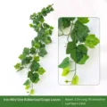 Decorative artificial green grape leaf vine garland for ceiling and wall hanging decor - Grape Leaf