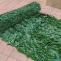 Artificial leaf fence privacy screen green ivy rolling net for balcony garden decor - Sweet Potato Leaf