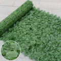 Artificial leaf fence screen green ivy roll balcony garden decoration privacy screen 1pc - Color Printed Grape Leaves