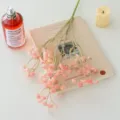 Künstlicher Schleierkraut Blumenstrauß für Heimdekoration, rosa Hochzeitsfloristik. - Fleischrosa