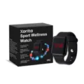 Black LED digital sports watch with stylish packaging box for outdoor fitness use. - 1 Piece / Black