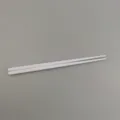 Durable white melamine chopsticks, 18cm children size, minimalist design for daily dining - 6 Inch / White