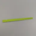 Premium green melamine candy color chopsticks for children 18cm length variant - 6 Inch / Green