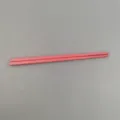 Pink melamine children chopsticks 18cm detail view, safe tableware for kids daily use. - 6 Inch / Watermelon red