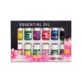 12-piece aromatherapy essential oil set, 3ml bottles for humidifier and diffuser - Yellow Box / 12x3ML