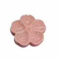 Keramik Kirschblüte Räucherstäbchenhalter Stäbchenablage rosa Blume Tisch Deko Ornament - Lochlos / Rosa