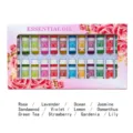 24-teiliges 5ml wasserlösliches ätherisches Öl Set für Diffusoren in verschiedenen Blumendüften - 12 Düfte Pro Box / 5ML*24