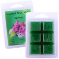 Scented wax melts green block spring floral fragrance long lasting aromatherapy soy wax 2.5oz - Spring Color