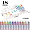 Σετ 18 μαρκαδόρων nail art με λεπτές μύτες 0,5 mm για δημιουργικά σχέδια μανικιούρ DIY - Χρώμα 18