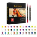 Art Walker 36-60 Kleuren Acryl Marker Set Dubbele Punt DIY Graffiti Pennen SKU - 36 Kleuren Set