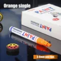 Orange paint marker 3-6mm tip waterproof permanent art drawing marker pen for DIY crafts - Orange