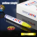 Yellow paint marker pen 3-6mm tip permanent waterproof touch-up pen for car painting art - Yellow