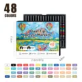 Set 48 Rotuladores Acrílicos Doble Punta Colores Arte Pintura Secado Rápido Graffiti Lapices - Juego de 48 Colores