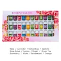Set van 36 wateroplosbare essentiële oliën voor aromatherapie, frisse geur voor luchtbevochtigers. - 36 stuks 3 ml roze doos