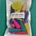 Colorful incense cones set in a sealed pearl bag for home relaxation and soothing fragrance - 4.2CM Large Mixed Cones (Approx. 20 pcs)