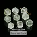 Natürliche grüne Quarz-Würfelperlen 11-14mm für DIY Schmuckherstellung Zubehör - Natürlicher Grüner Quarz Würfel (JDXFK24) / 11-14mm