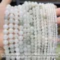 Premium natural Tianshan Jade round loose beads for DIY jewelry making 6mm size - Round Beads / 5mm (Approx. 73 Pcs)