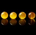 Natürliche, klare Goldrutil-Quarzkristall-Lose Perlen für DIY-Schmuckherstellungszubehör - 7A Grade Natural Yellow Fluorite