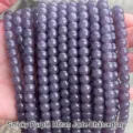 High quality 8mm smoke purple chalcedony round beads for DIY handmade jewelry making - Antique Style Beads / 7*8mm (Approx. 54 Pieces/Strand) / Smoky Purple
