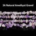 Cuentas de esquirlas de amatista púrpura natural con agujeros para joyería DIY - 5-8mm aprox. 80cm/Tira / Fragmentos de Amatista Natural 3A