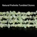 Cuentas sueltas de chips de piedra prehnita verde natural para manualidades de joyería - 3-5mm Approx 80cm/Strand / Fragmentos de Prehnita Natural (JDXSS06)