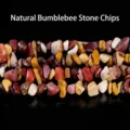 Cuentas de fragmentos de piedra natural de jaspe para artesanía y creaciones de joyería DIY - 3-5mm Approx 80cm/Strand / Fragmentos de Piedra de Yema de Huevo Natural (JDXSS06)