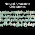 Cuentas de piedra triturada de amazonita verde menta natural para joyería de bricolaje - 5-8mm aprox. 80cm/Tira / Fragmentos de Amazonita Natural (JDXSS06)