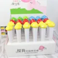 Cute slow rebound mushroom gel pen detail, soft stress relief stationery for students. - Mushroom Pen