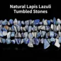 Cuentas de piedra natural lapislázuli azul 3A para la creación de joyería artesanal DIY - 5-8mm aprox. 80cm/Tira / Fragmentos de lapislázuli natural 3A (JDXSS06)