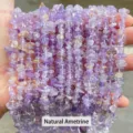 Perle di ametrino naturale irregolare per creazione di gioielli fai da te e hobby - 3-5mm / Scaglie di Ametrino Naturale