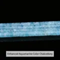 Premium sky blue aquamarine-colored chalcedony 2x4mm square beads for DIY jewelry - Disc Shape / 155 Pieces/Strand / Optimized Aquamarine-Colored Chalcedony