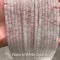 Premium 2x4mm natural white crystal disc spacer beads for DIY jewelry and bracelets - Disc Shape / 155 Pieces/Strand / Natural White Crystal