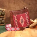 Bolso bandolera bohemio con estampado étnico y detalle de correa ancha. - Estilo 12 (PG5070)