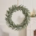 Handgefertigter grüner Filz-Weihnachtskranz im Harriet-Gras-Stil für festliche Deko - Grün Original / Groß (30cm) / Graugrün