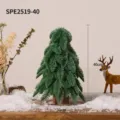 40cm PE artificial Nordmann fir Christmas tree with fake snow for desktop decoration - Hoarfrost Style